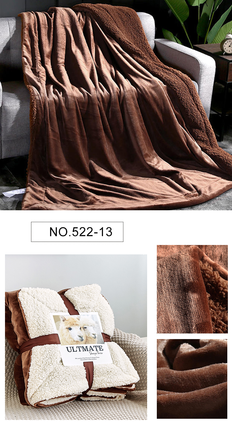 Throw Blanket 100% Polyester Microfiber