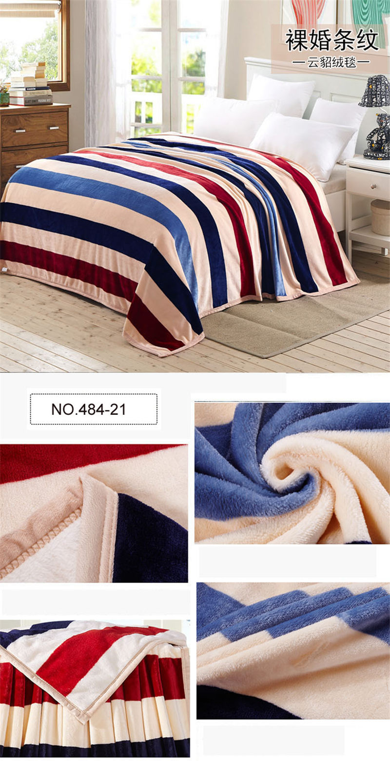 Fleece Bedding Throws Easy to Carry