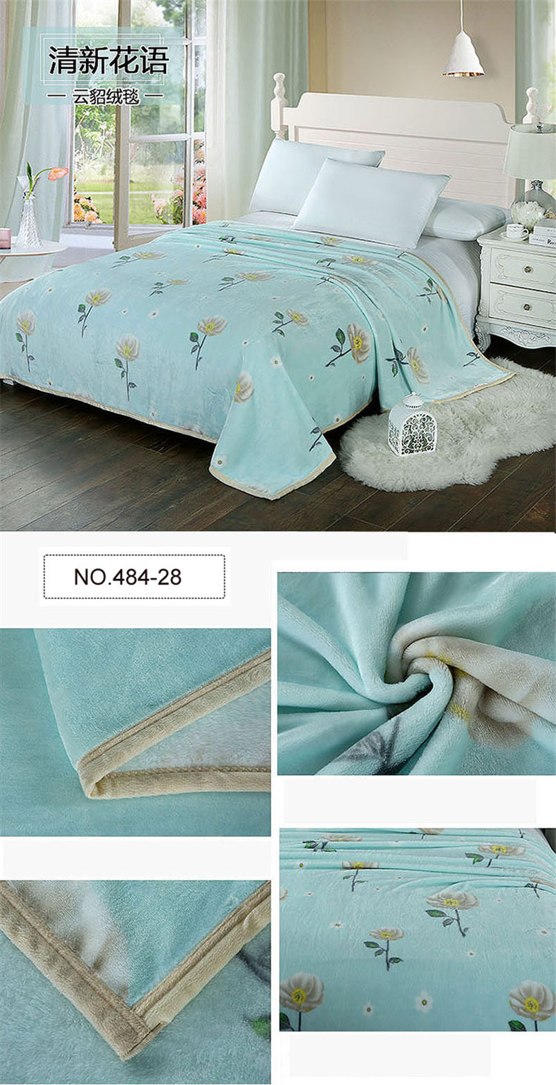 Super Soft Autumn Bedding Blanket