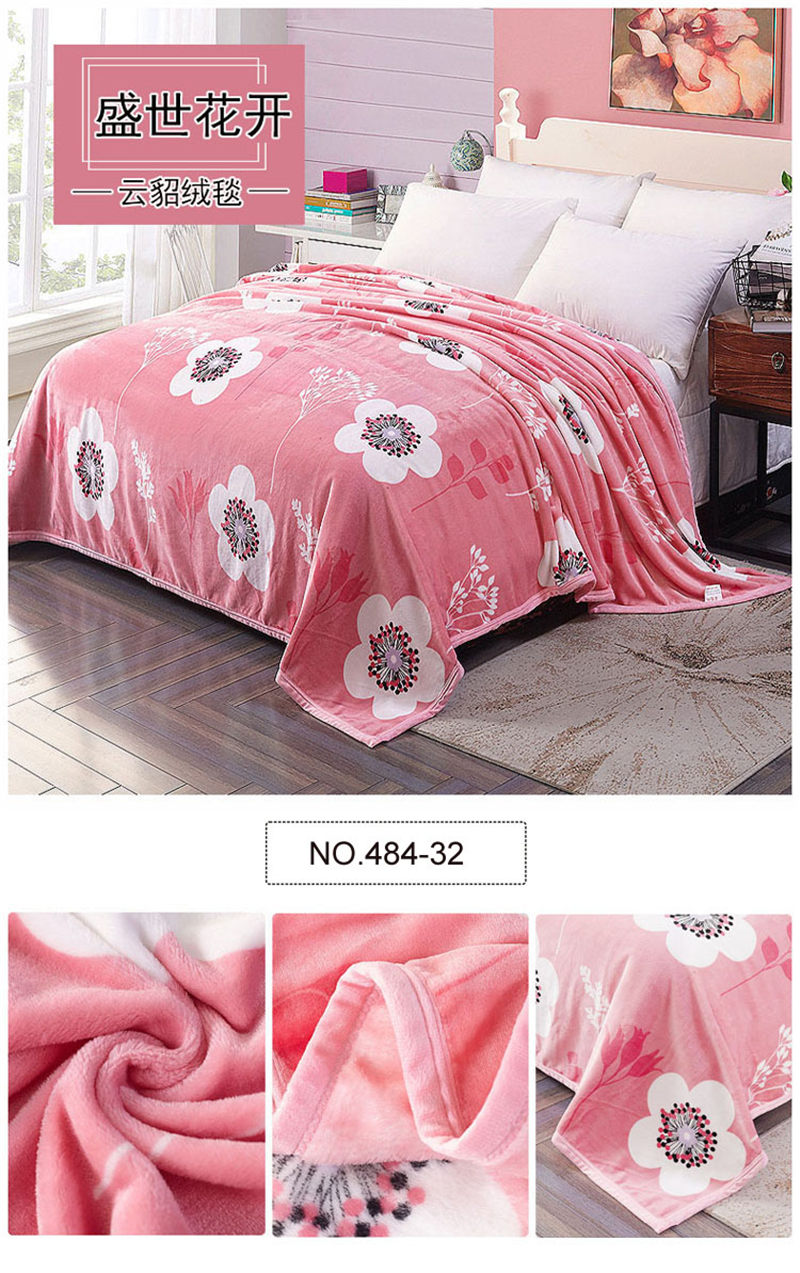 Autumn Cartoon Painting Bedding Blanket