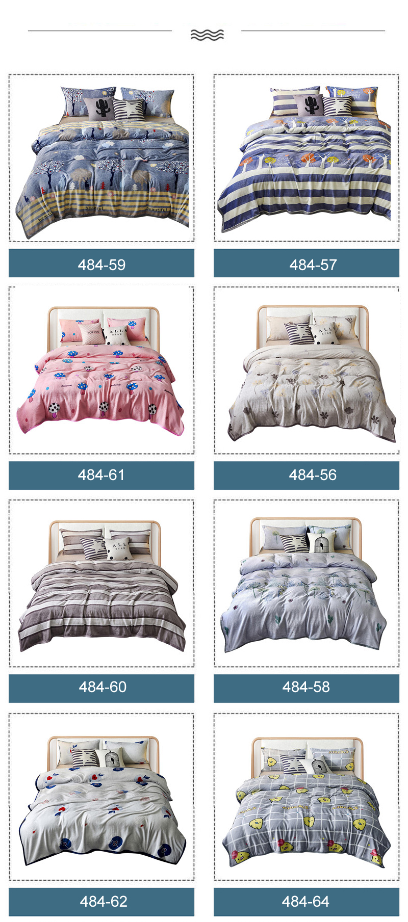 Dual-Sided Plush Bedding Blanket