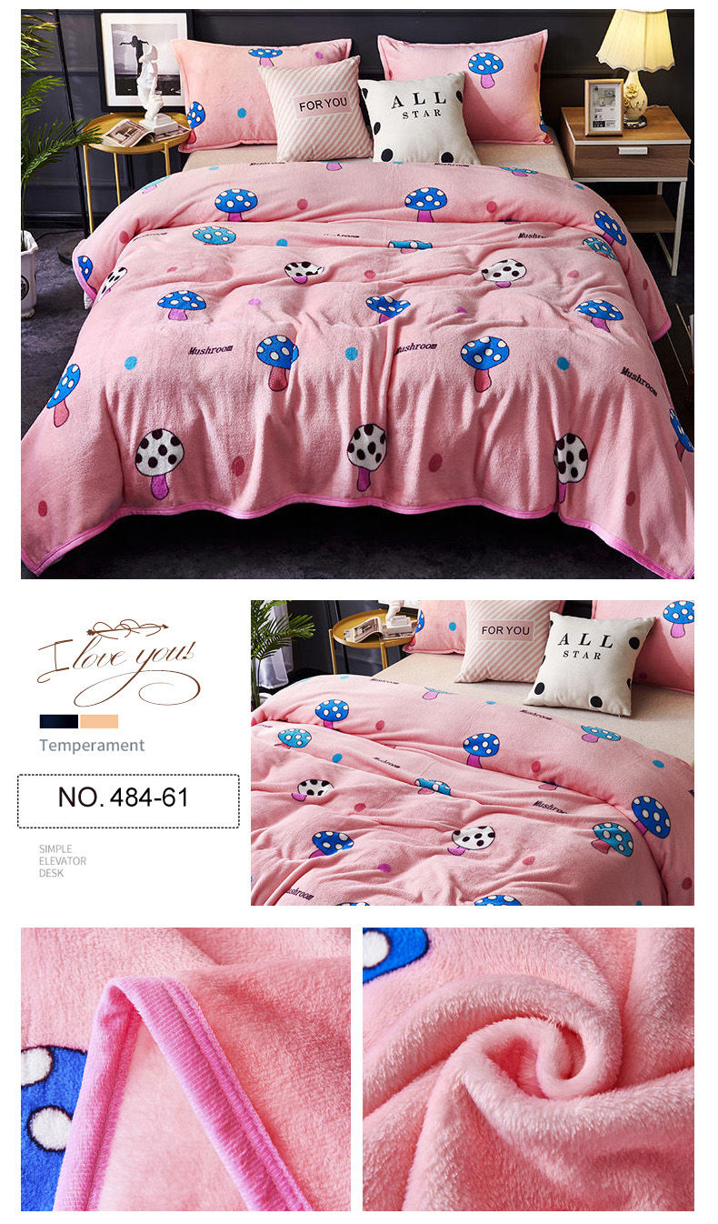 Dual-Sided Super Soft Bedding Blanket