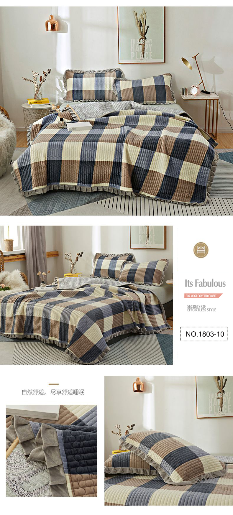 Bedspread Bed Cover Home Decoration