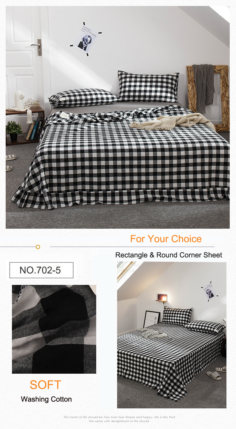 Dark Gray Bedding Set Bed Sheet Set
