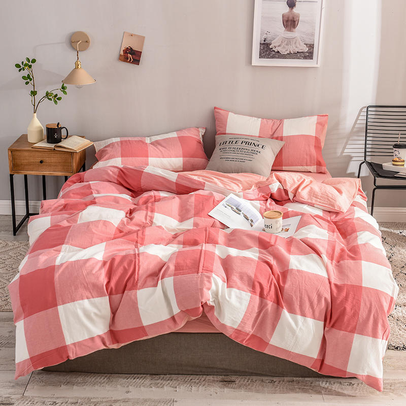 Bed Sheet Home Bedding 100% Washed Cotton