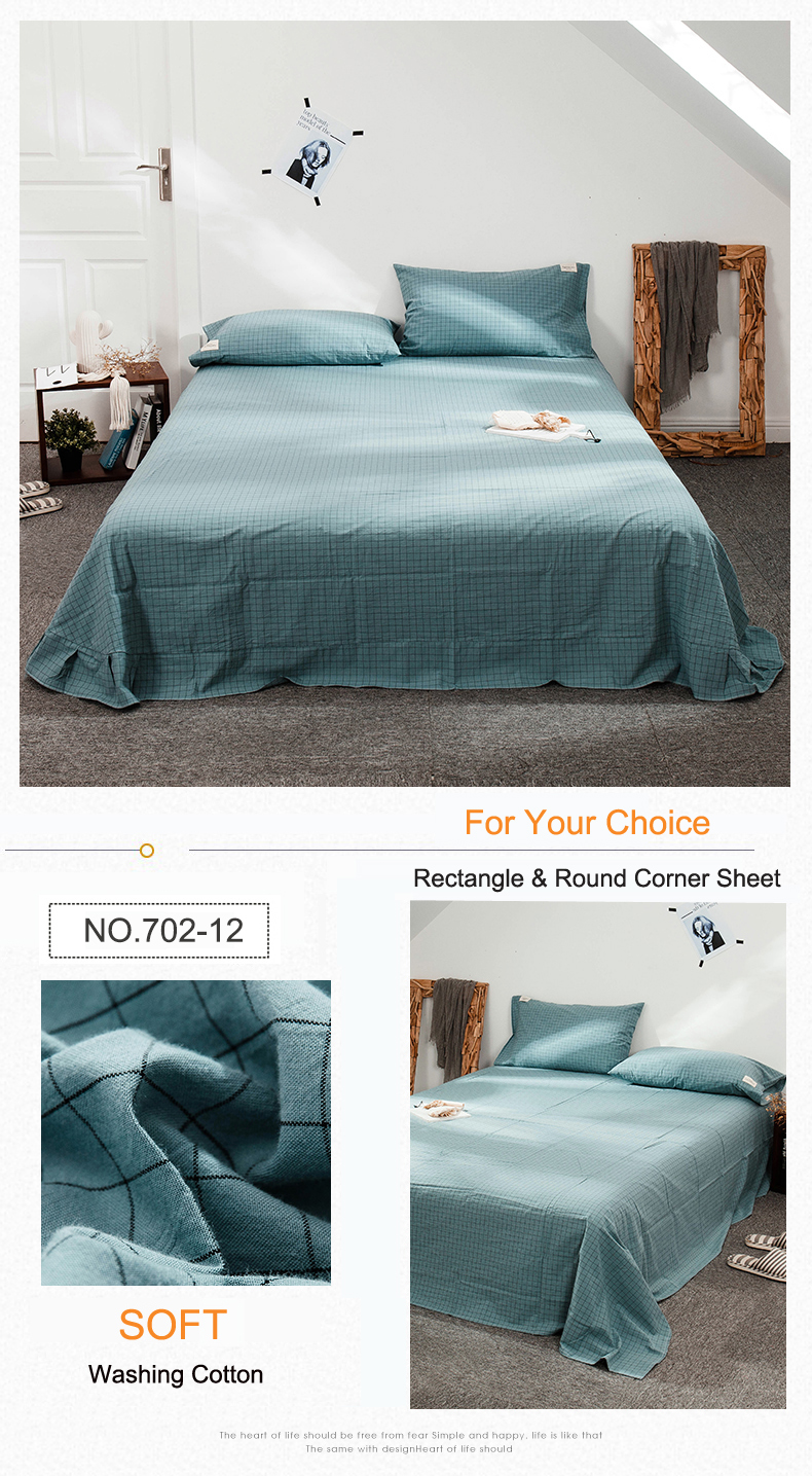Bedsheet Light Grey Bed Linen
