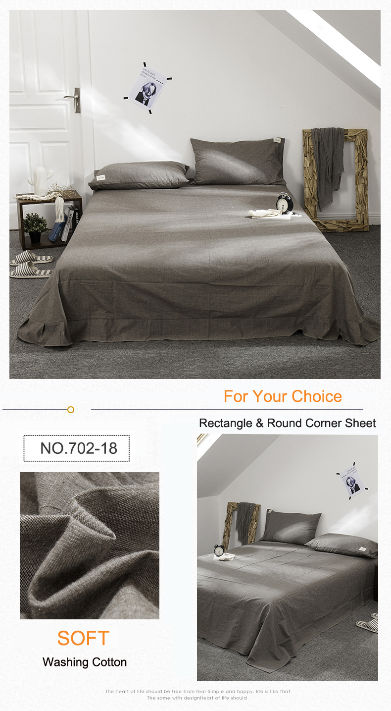 Sheet Set Plaid Bed Linen