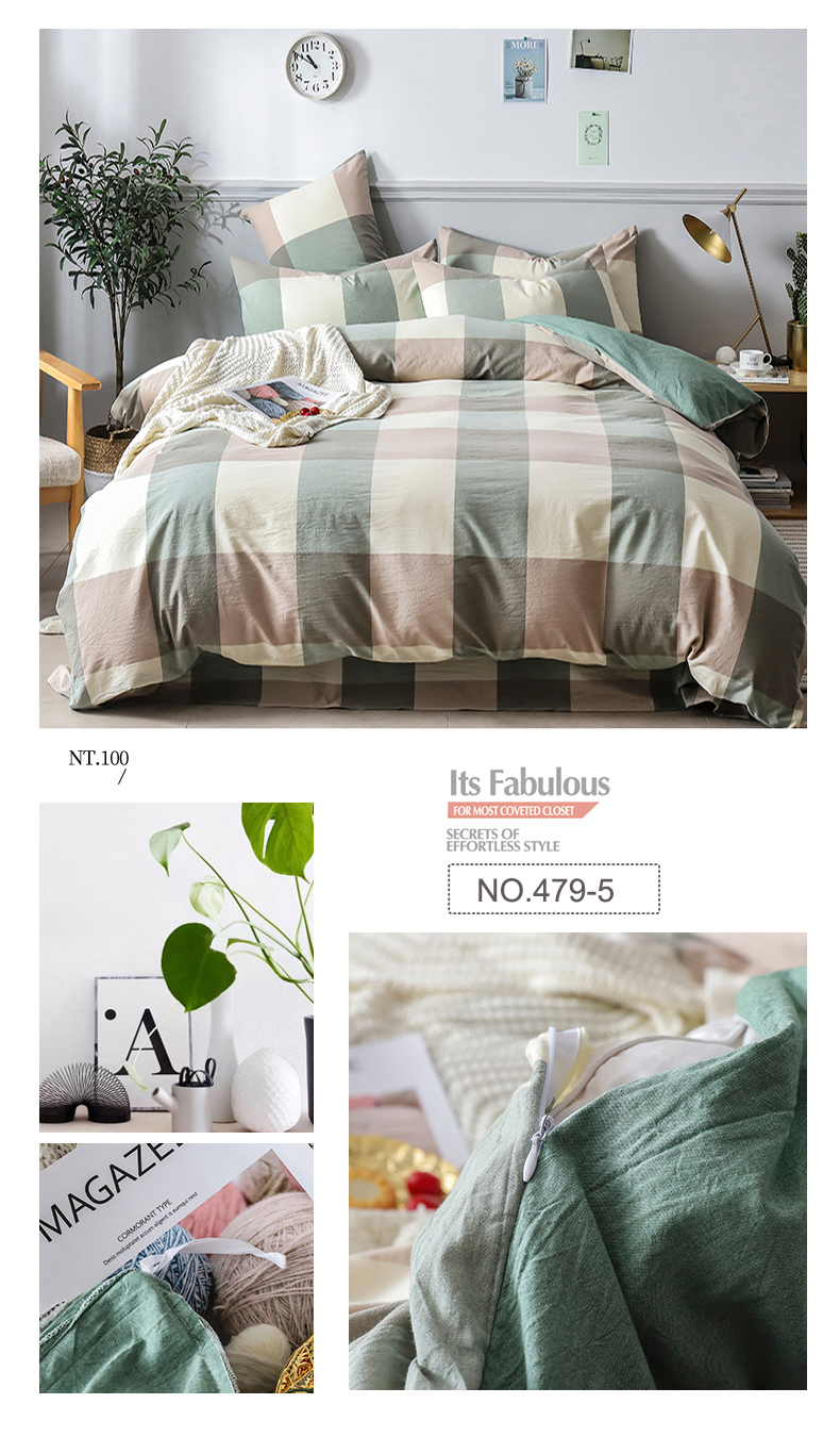 Simple Style Student Dorm Bed Sheet