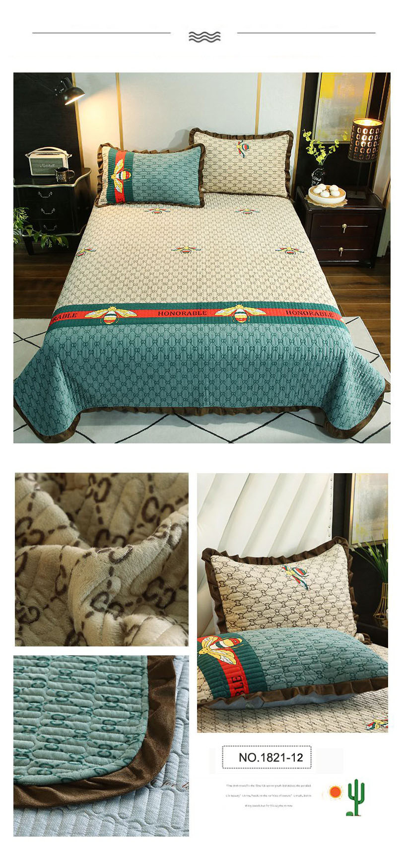 Custom King Size Bedspread