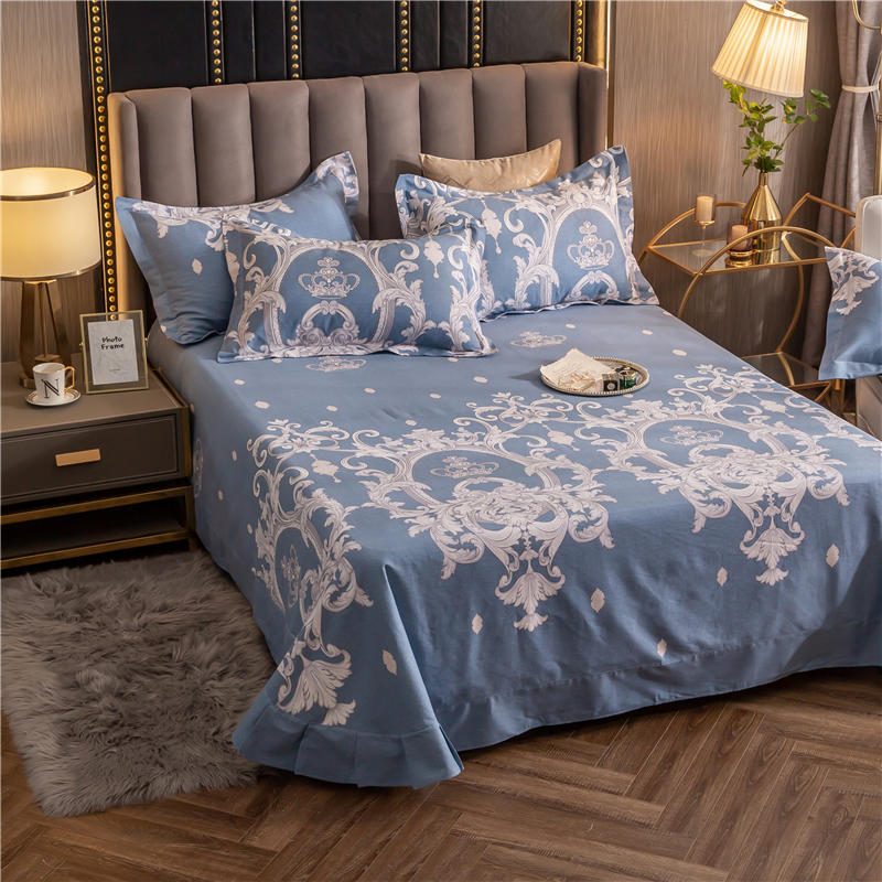 Home Decoration Cotton Bed Sheet Set