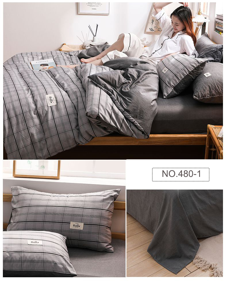 Fashion Style Bed Sheet Set Homestay