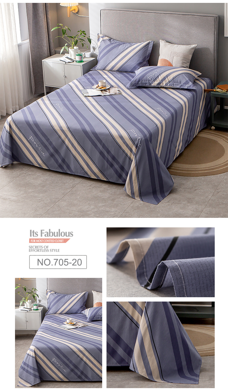 Bedsheet Wrinkle For Single Bed