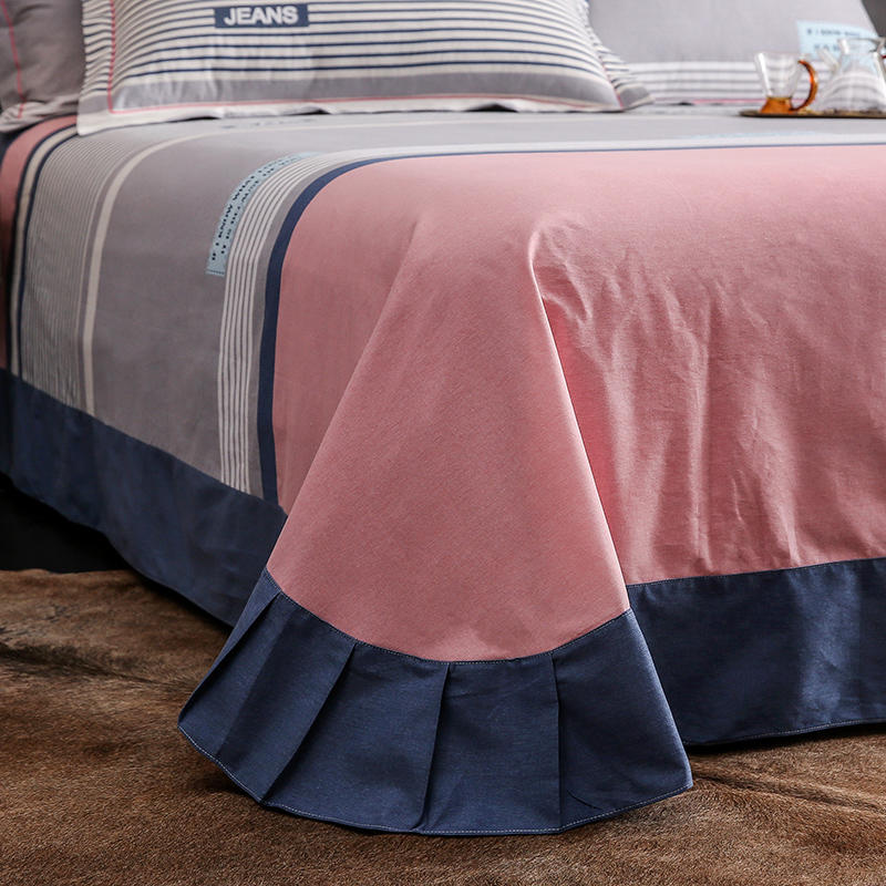 Comfortable Wrinkle Sheet Set For Double Bed