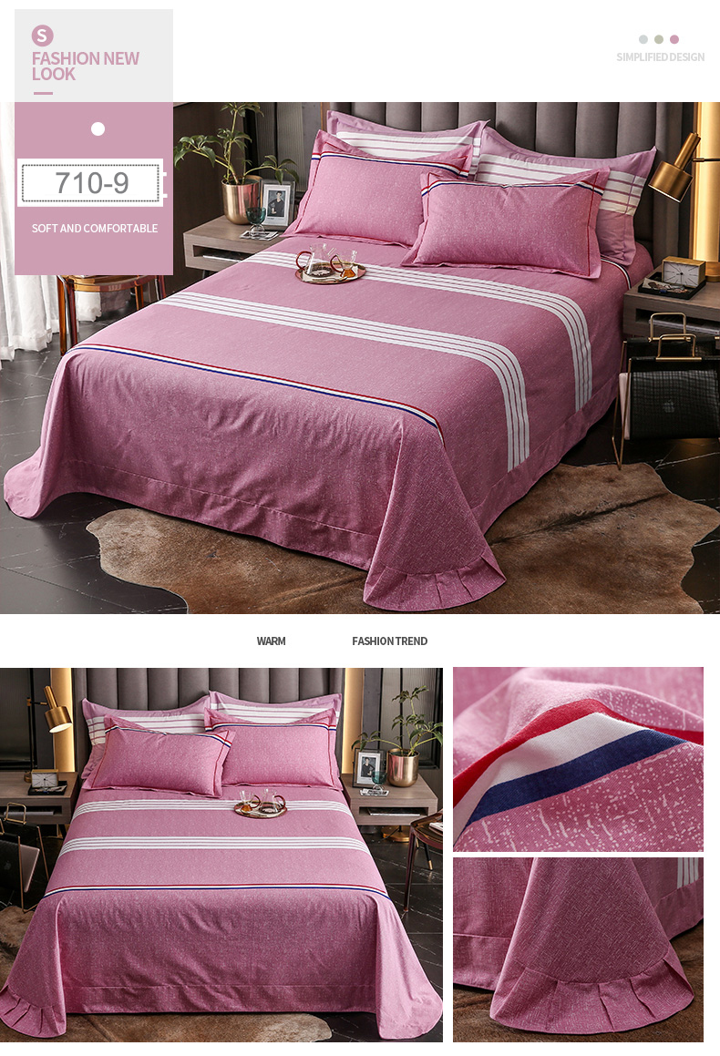 Geometric Bedsheet Comfortable