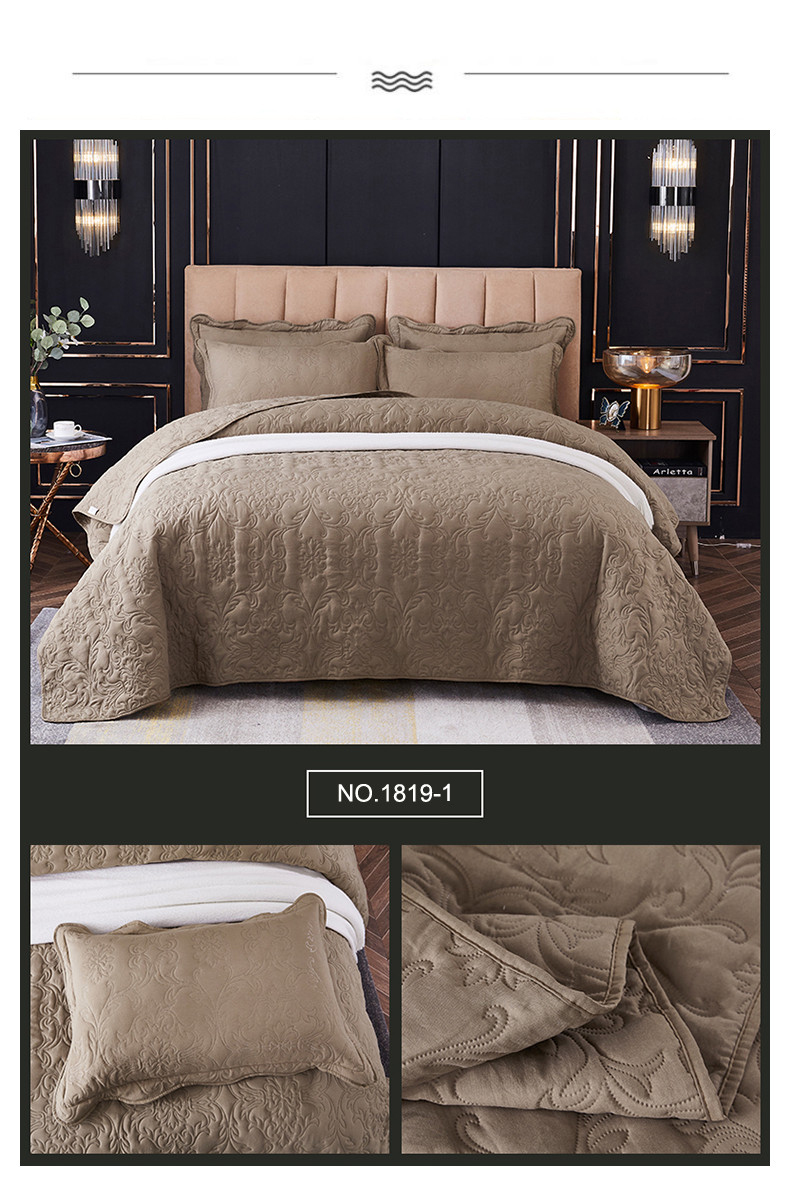 Solid color Bedspread Home Textile