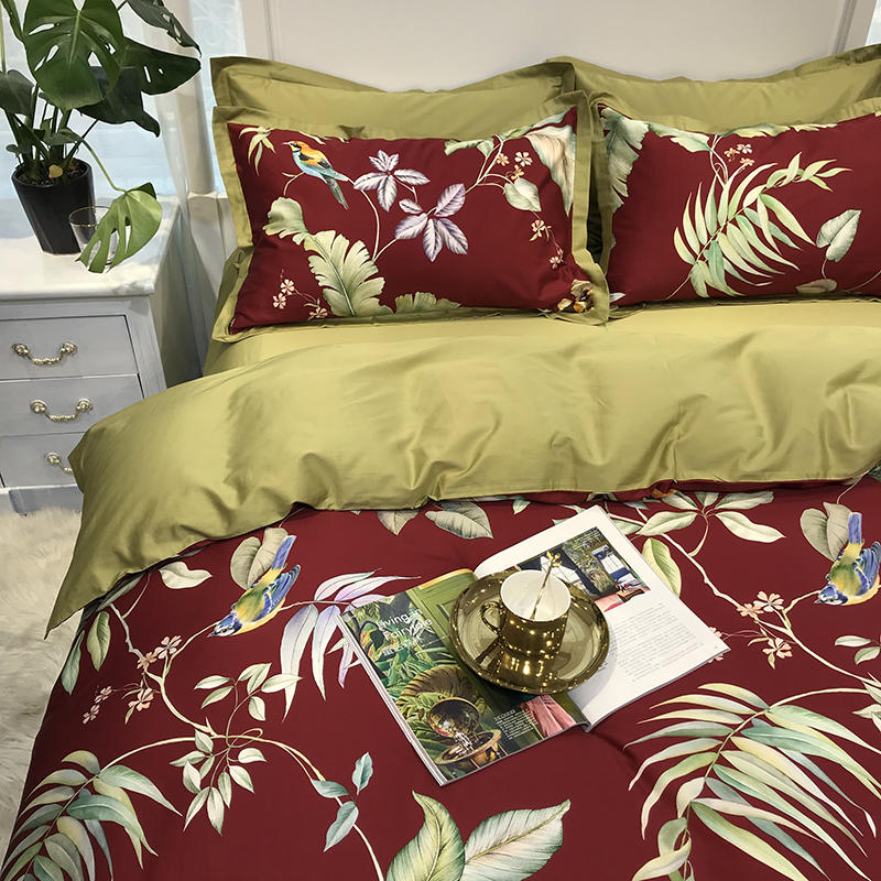 Printed Sheet Set For 4PCS Double Bed