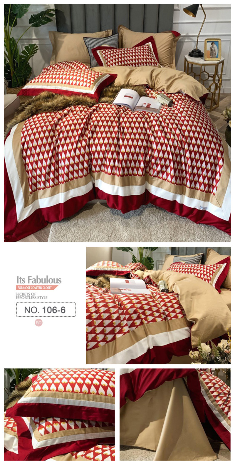For 3PCS Full Bedding Fashion Style