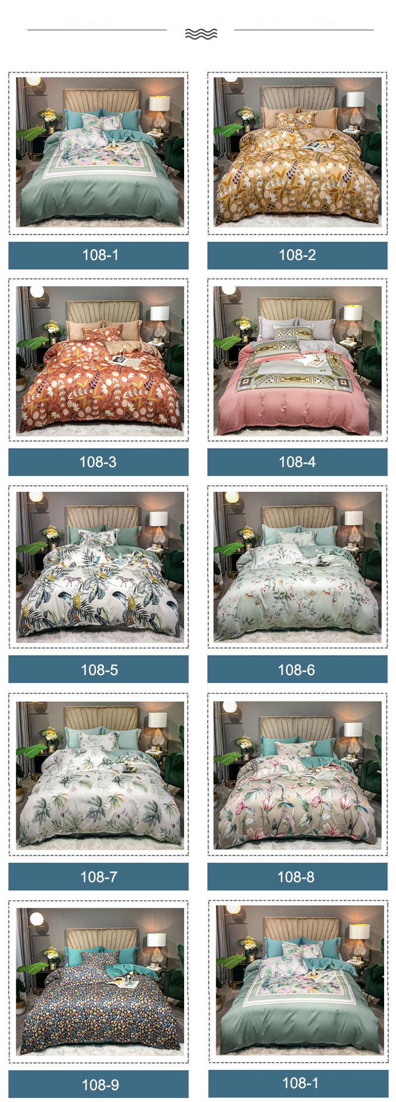 Bed Sheet Set For 4PCS Home Bedding