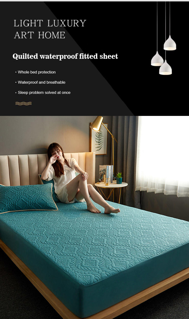 Polyester Single Bed Terry Cover