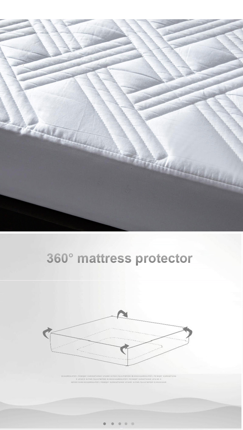 Protector Fitted Mattress Pad Noiseless