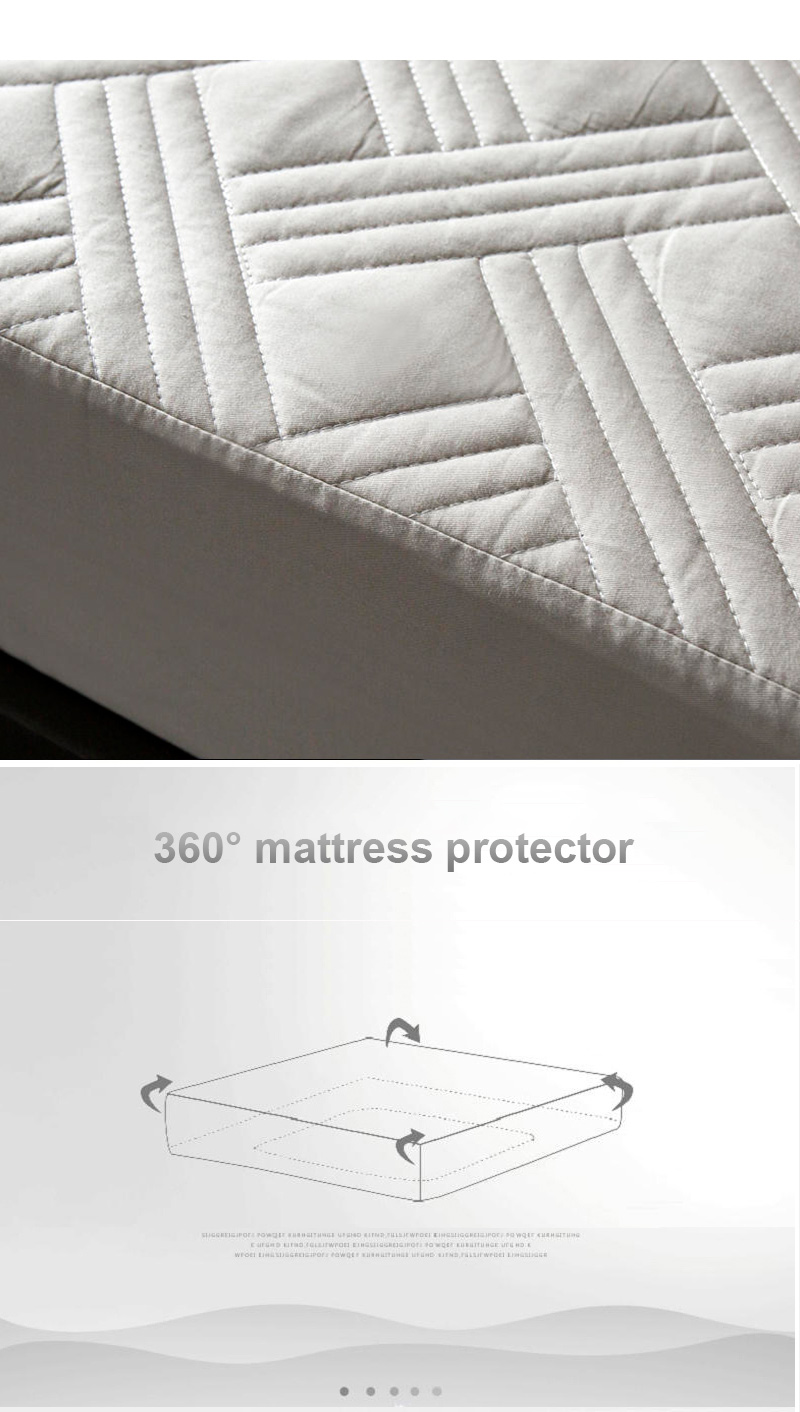Fitted Mattress Pad Terry Cover Highly Absorbent