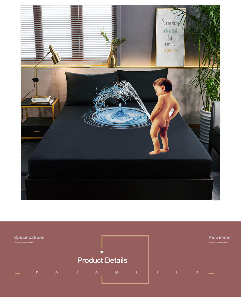 Hotel Fitted Mattress Pad Waterproof