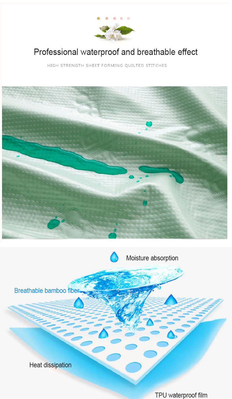 Waterproof Mattress Pad Bamboo