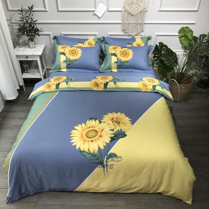 Cotton For King 4pCS Bed Linens