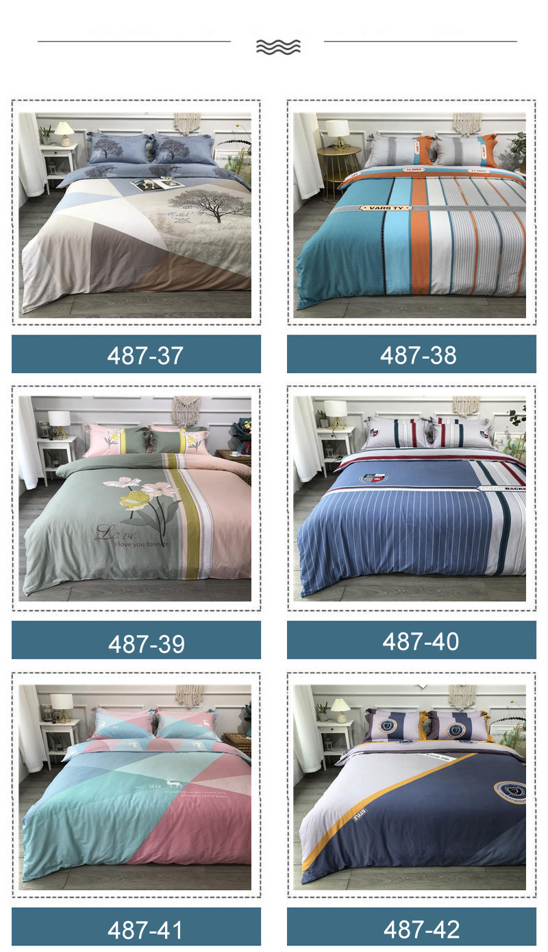 Cotton Fabric Home Bedding Sets