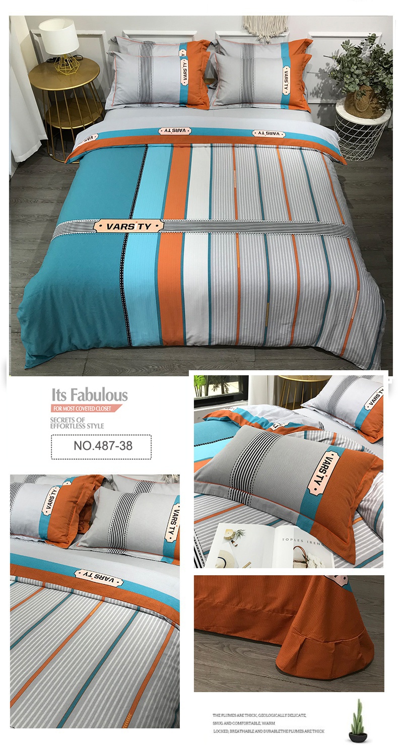Brushed Fabric Bedding Home Suites