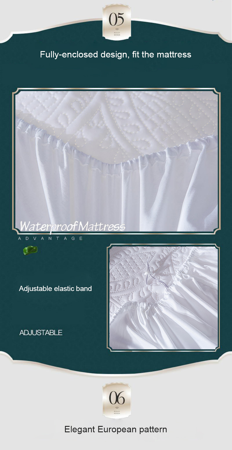 Waterproof Fitted Bed Covers Delicate