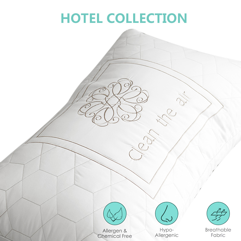 Fluffy Polyester Adjustable Pillow Premium Hotel