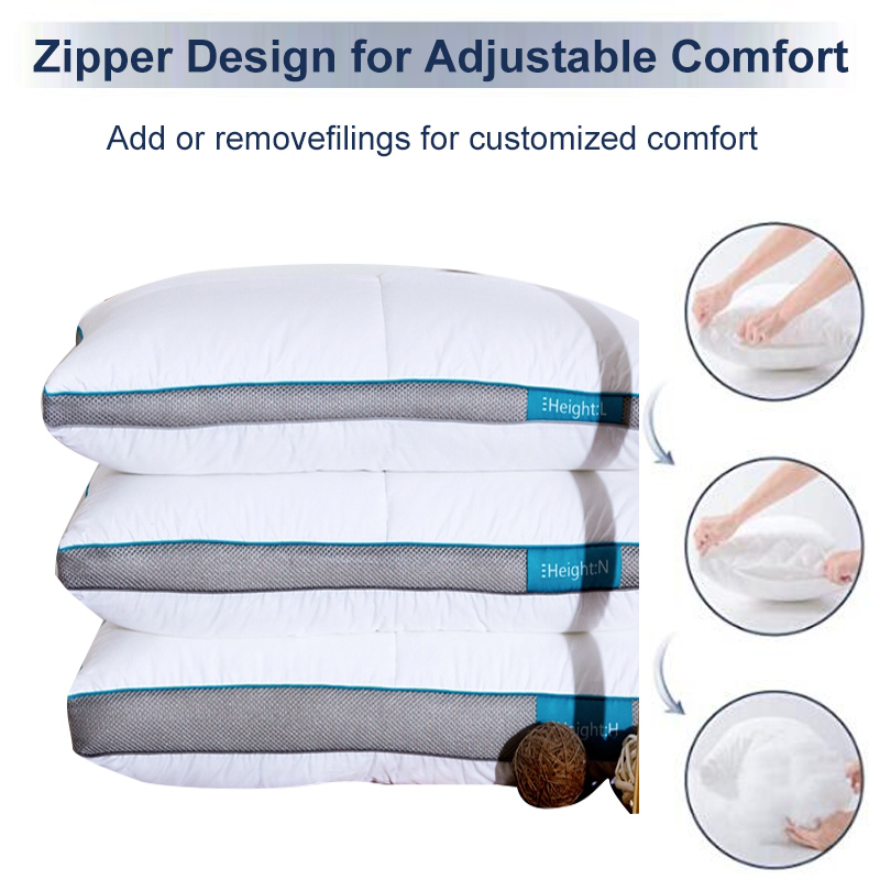 Elastic Polyester Anti-Odor Soft Pillow