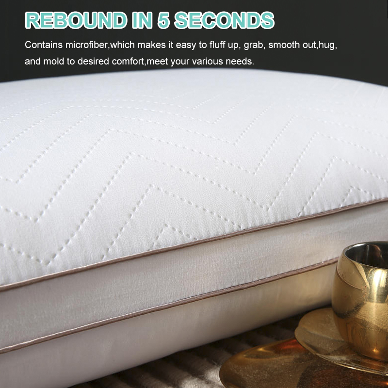 Hotel Bed Pillow 3D High Polyester