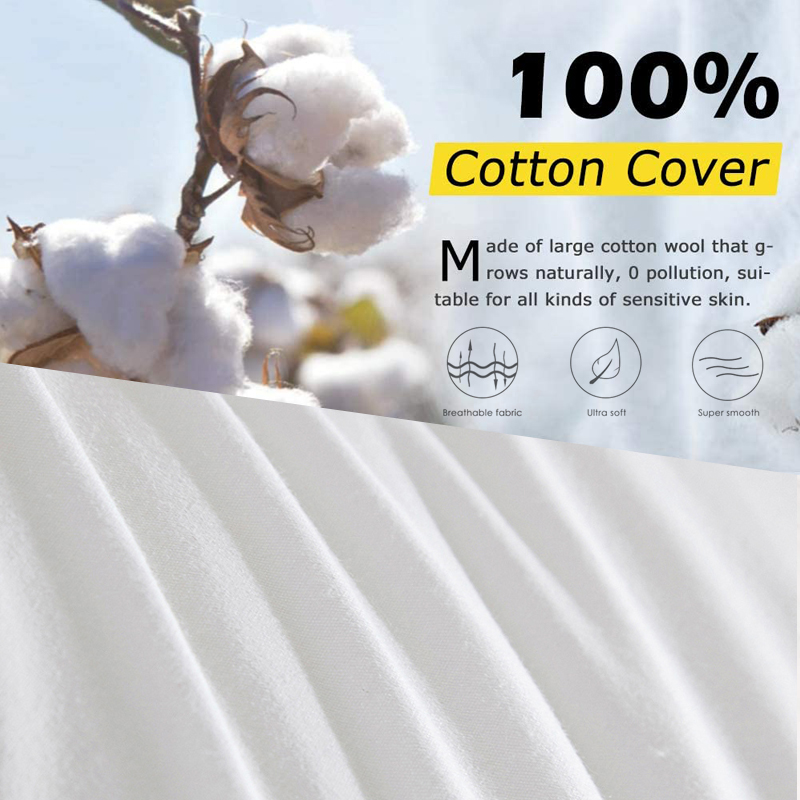 Fiber Fill Bed Pillow Dust Mite