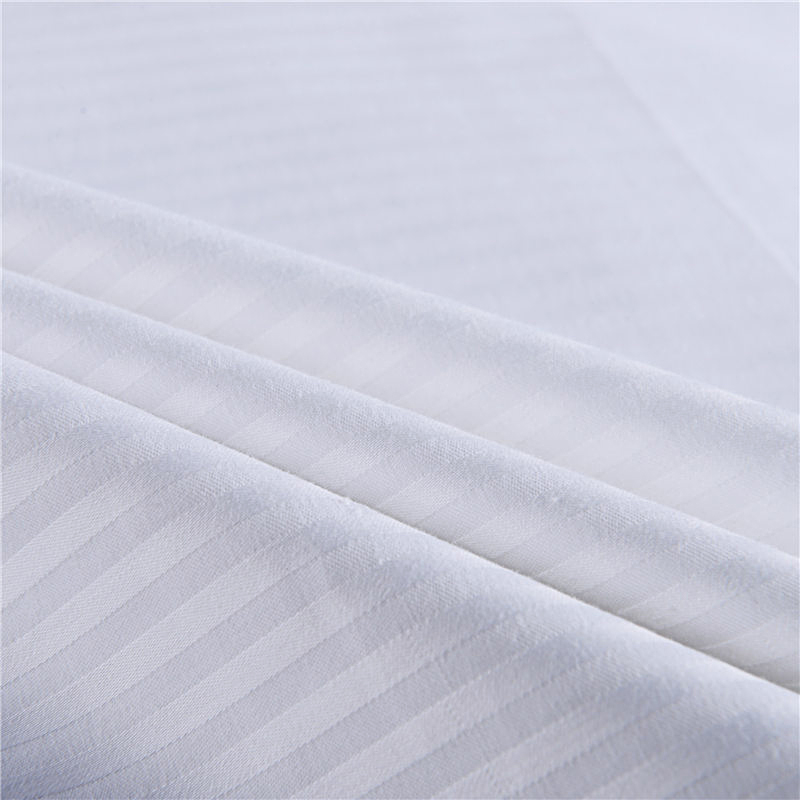 White Stripe Bedding Set 600 Thread Count