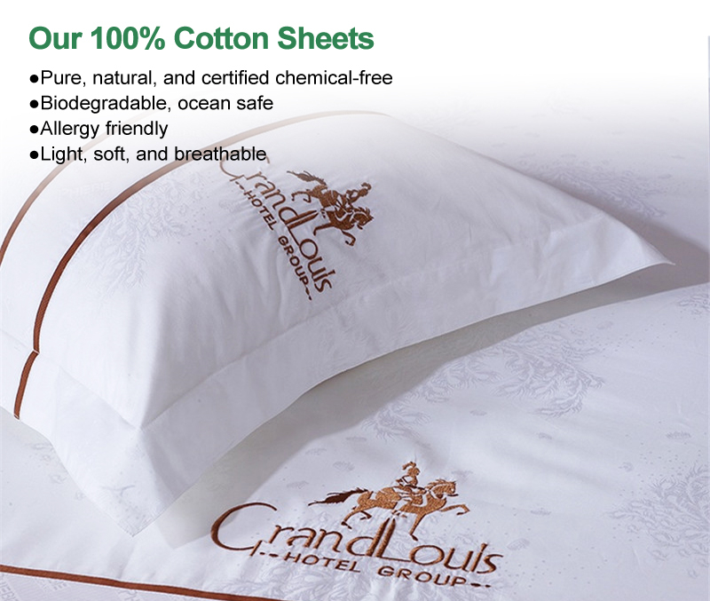 Egyptian Cotton White bedsheets sets