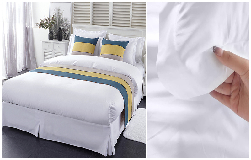 White 1000 Thread Count bedding set hotel