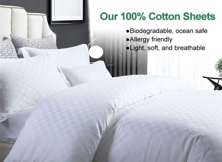 White 400 Thread Count bedding set