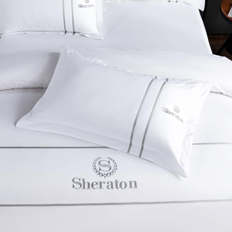 Full XL Classic Hotel Bedding White