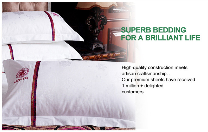 Hotel bedsheets sets 800 Thread Count Percale Weave
