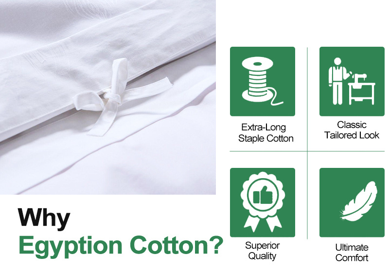 Egyptian Cotton Twin Hotel Sheets