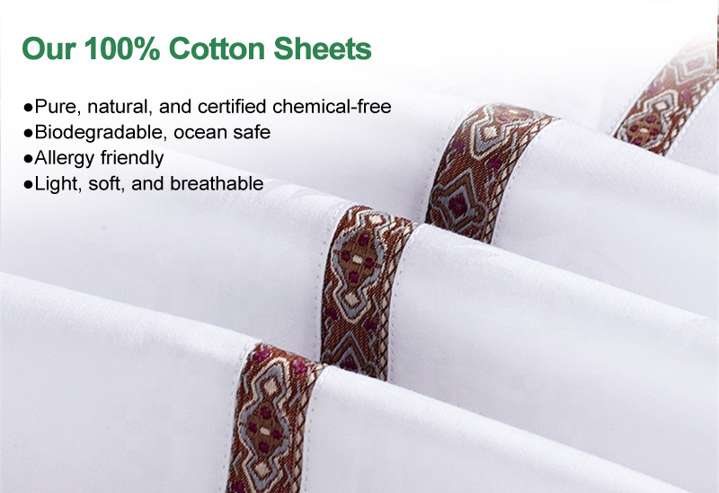 Pima Cotton Vintage Comfort Brand Hotel Room Bedding