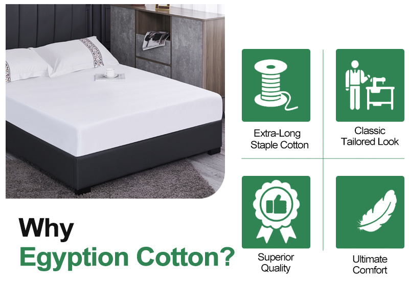 600 Tc Egyptian Cotton Hotel Style Sheets