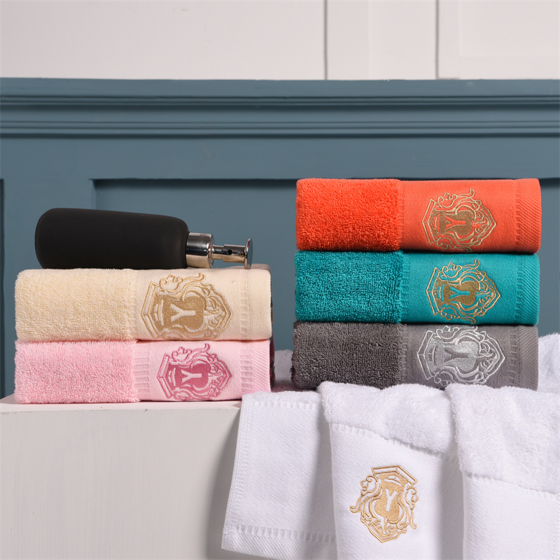 Orange Egyptian Cotton Beach Hotel Towel