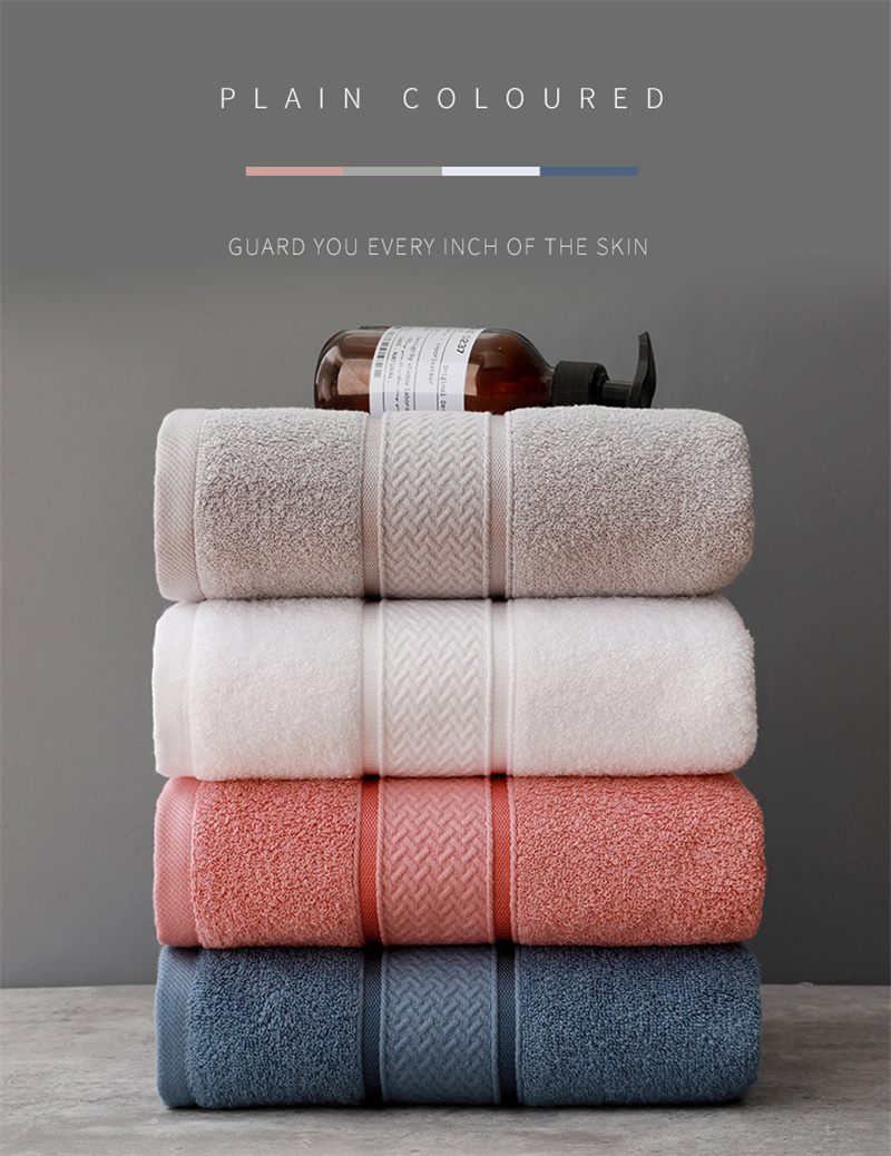 For Hotel Beauty Salon Use Customized Embroidered Logo Bath Towel