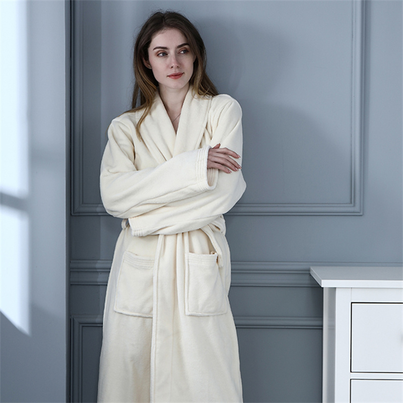 Design your own cotton velour Shower bathrobe