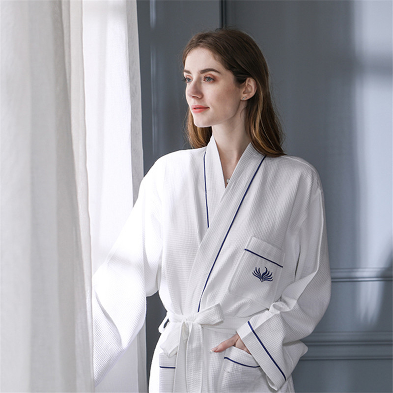 Robes Bathrobe Set Shawl Collar 5 Star Hotel