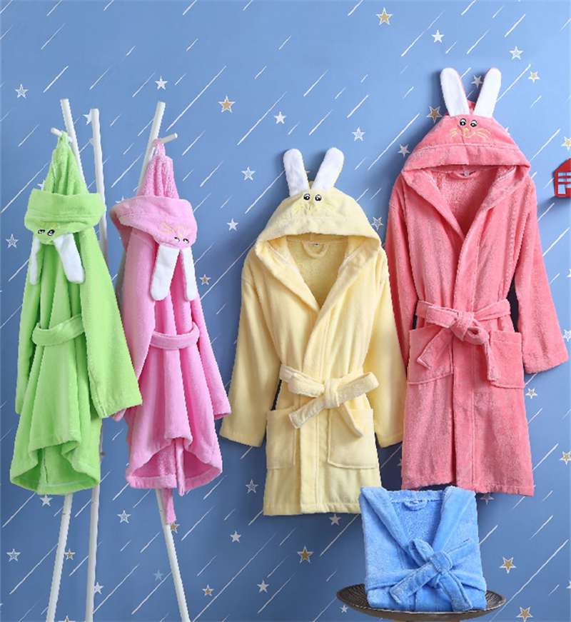 comfortable Kids Bathrobe customized Size