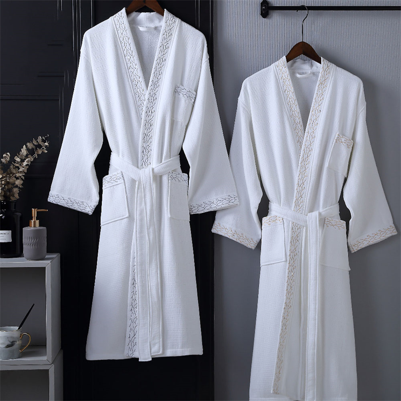 Thickening Cotton Bathrobe Soft And Warm